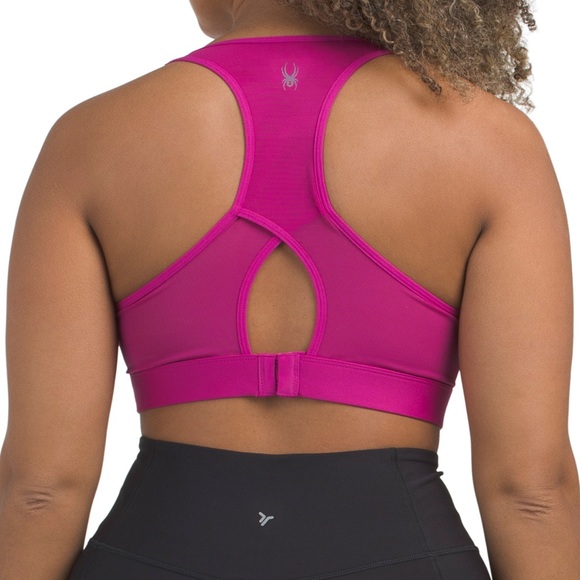Spyder Women's Pink Sports Bra High Impact - Picture 2 of 2